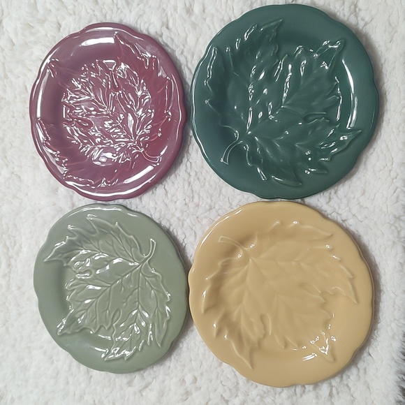 Longaberger Other - Longaberger Falling Leaves 6.75" Set Of 4